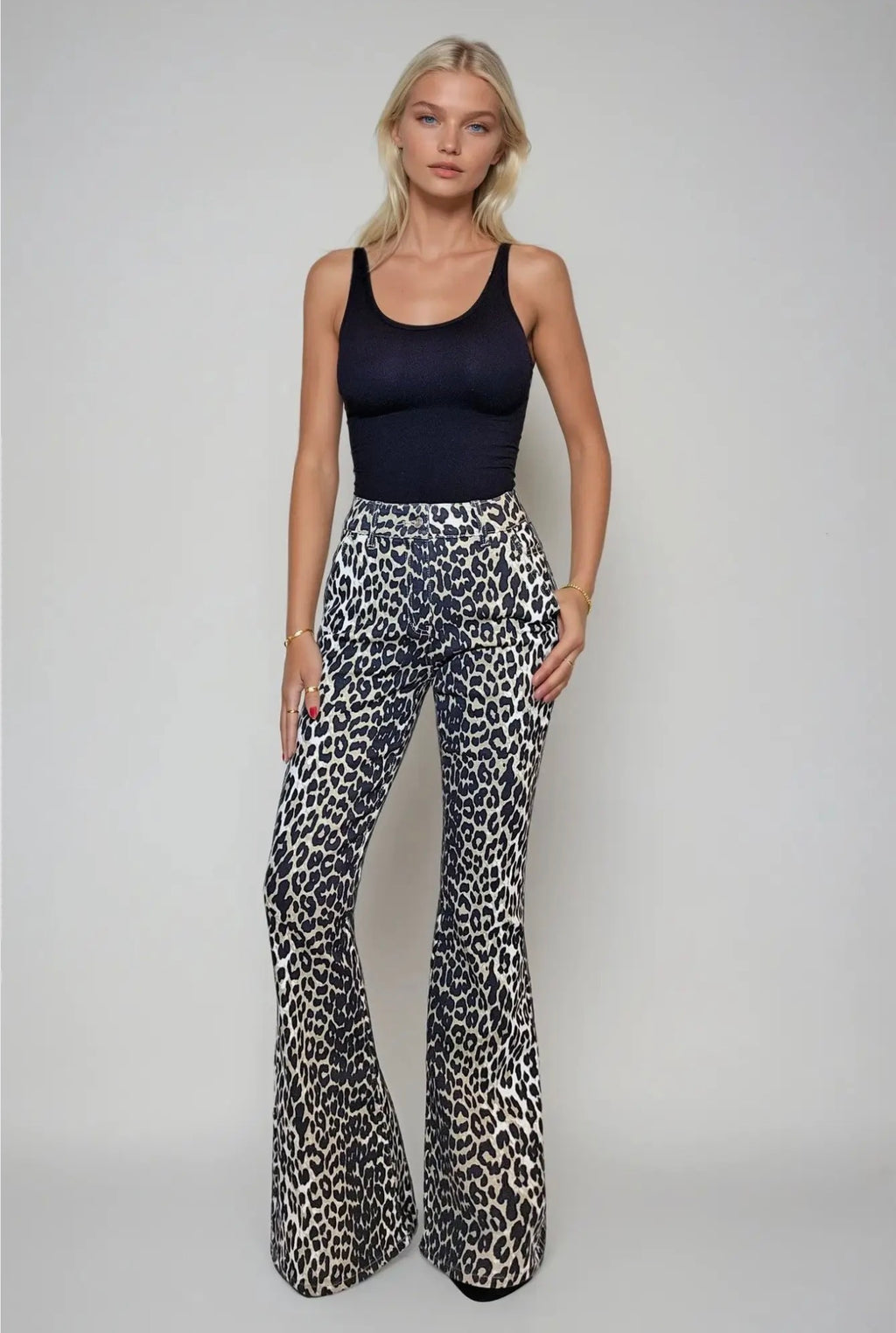 Wild Luxe Leopard Flare Pant