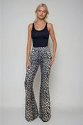 Wild Luxe Leopard Flare Pant
