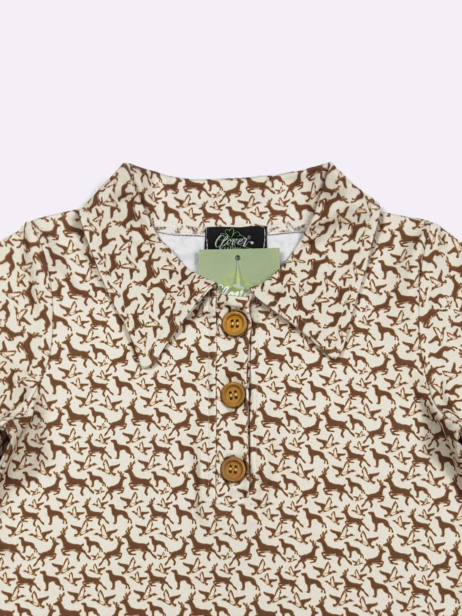 Bucks N Ducks Boy Collar Shirt