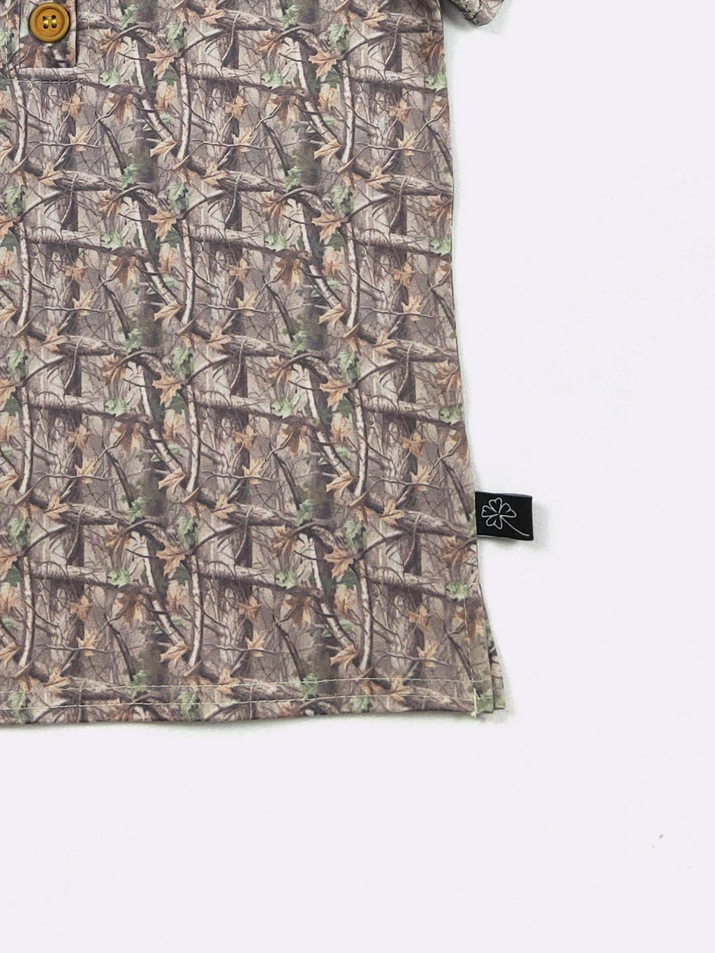 Woody Camo Boy Collar Shirt