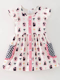 Pink Halloween Boo-tique Pocket Dress
