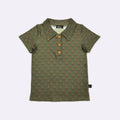 Hunter Green Buck Boy Collar Shirt