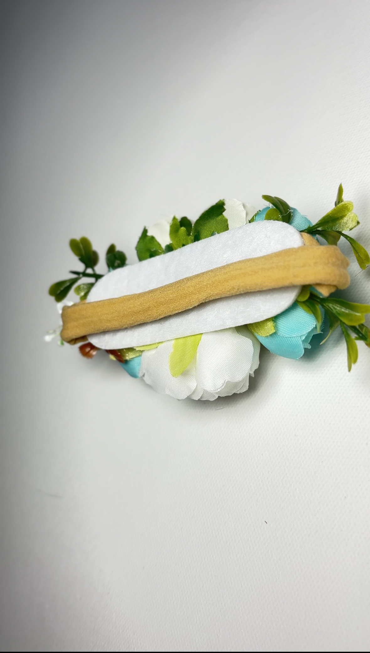 Aquamarine Blooms Headband