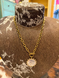 Golden Liberty Coin Necklace