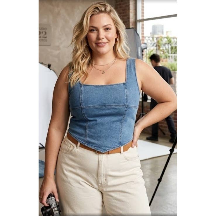 Curvy Nashville Corset Tank