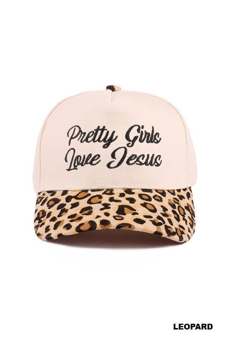 Pretty Girls Love Jesus Two Tone Cotton Hat