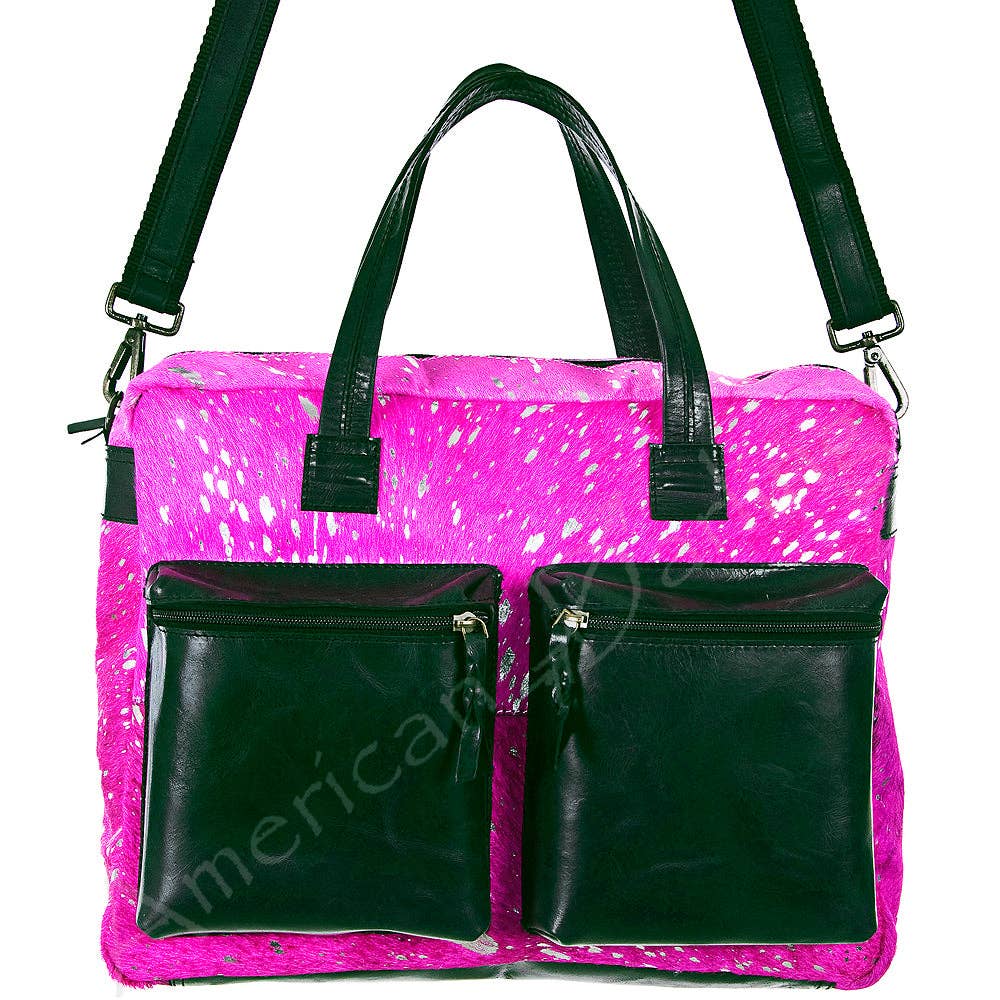 Hot Pink Cowhide
