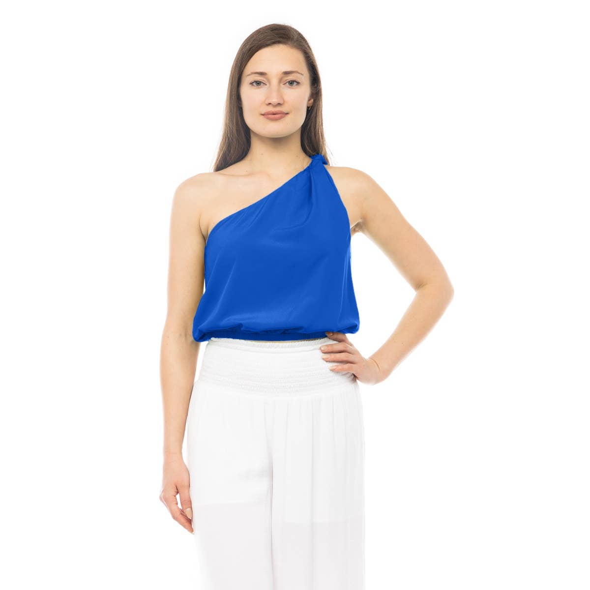 Malibu Nights One-Shoulder Blouse