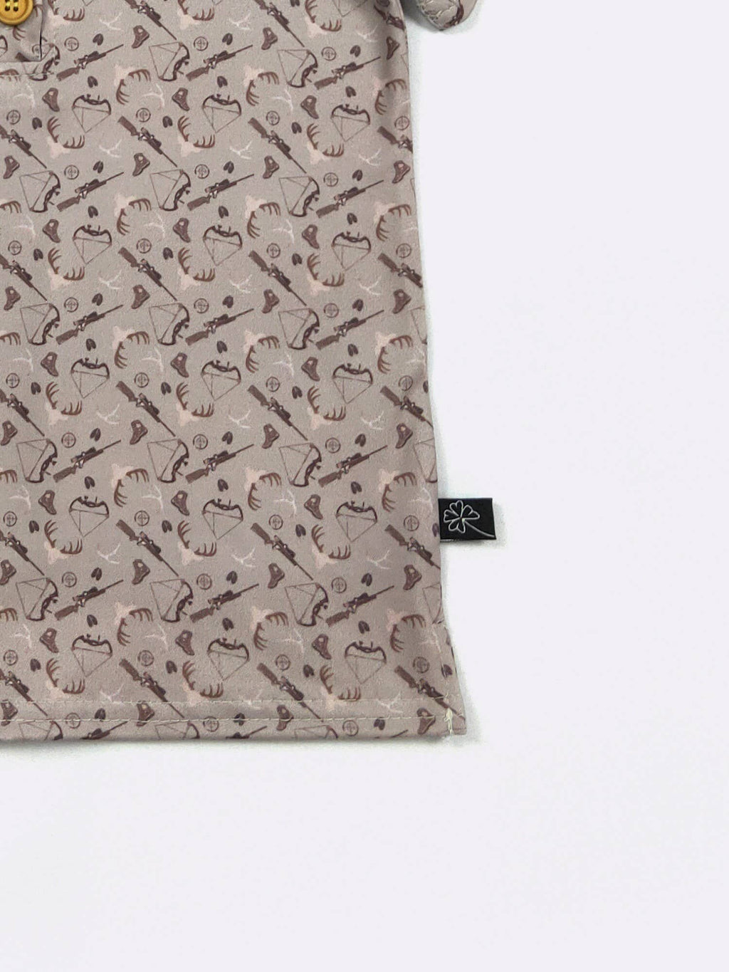 Deer Hunt Boy Collar Shirt