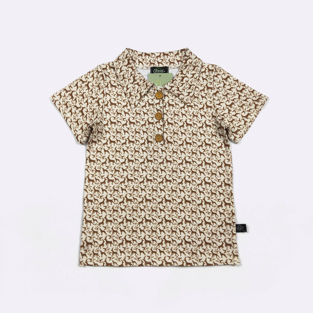 Bucks N Ducks Boy Collar Shirt