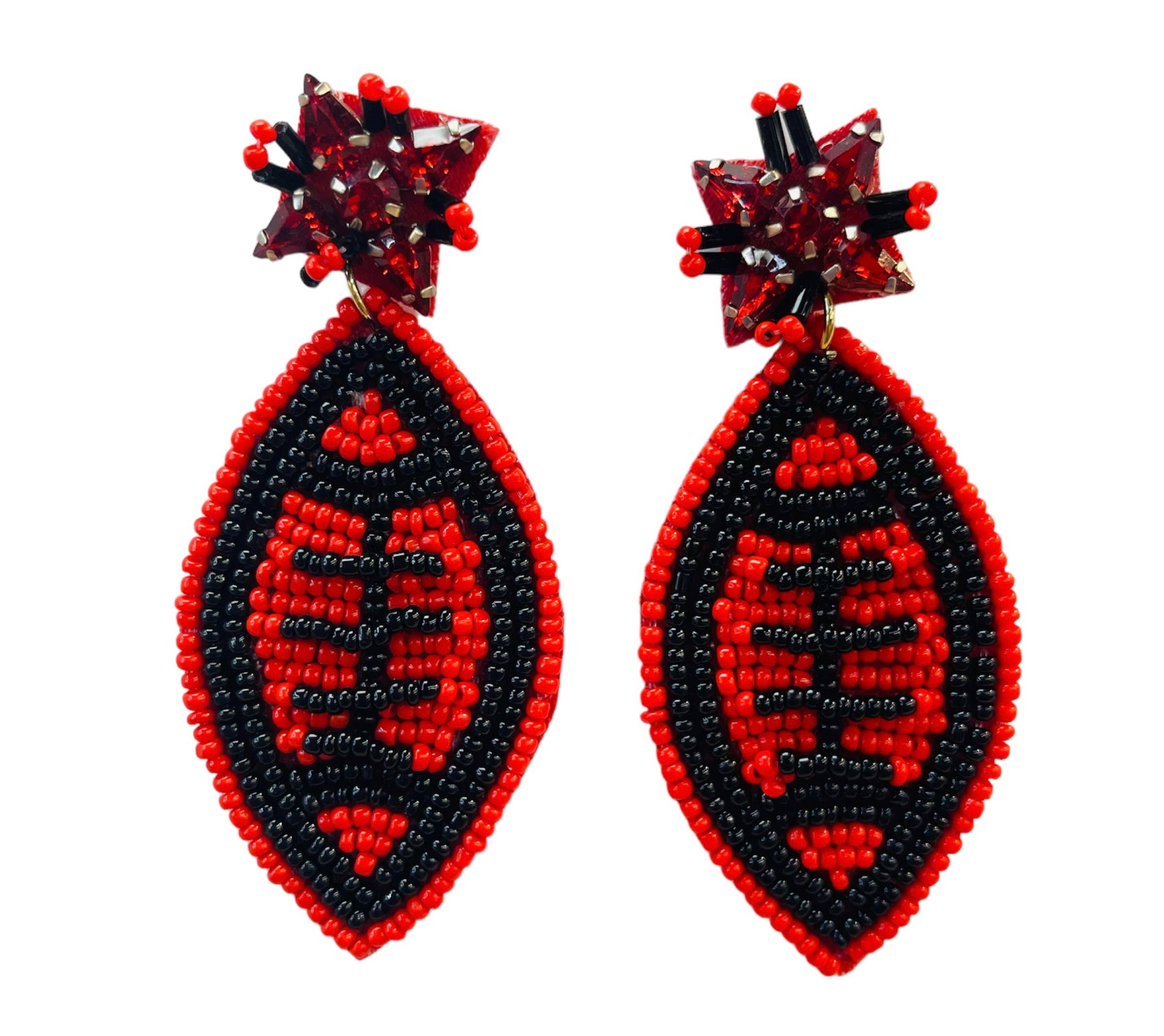 Game Day Football Earrings