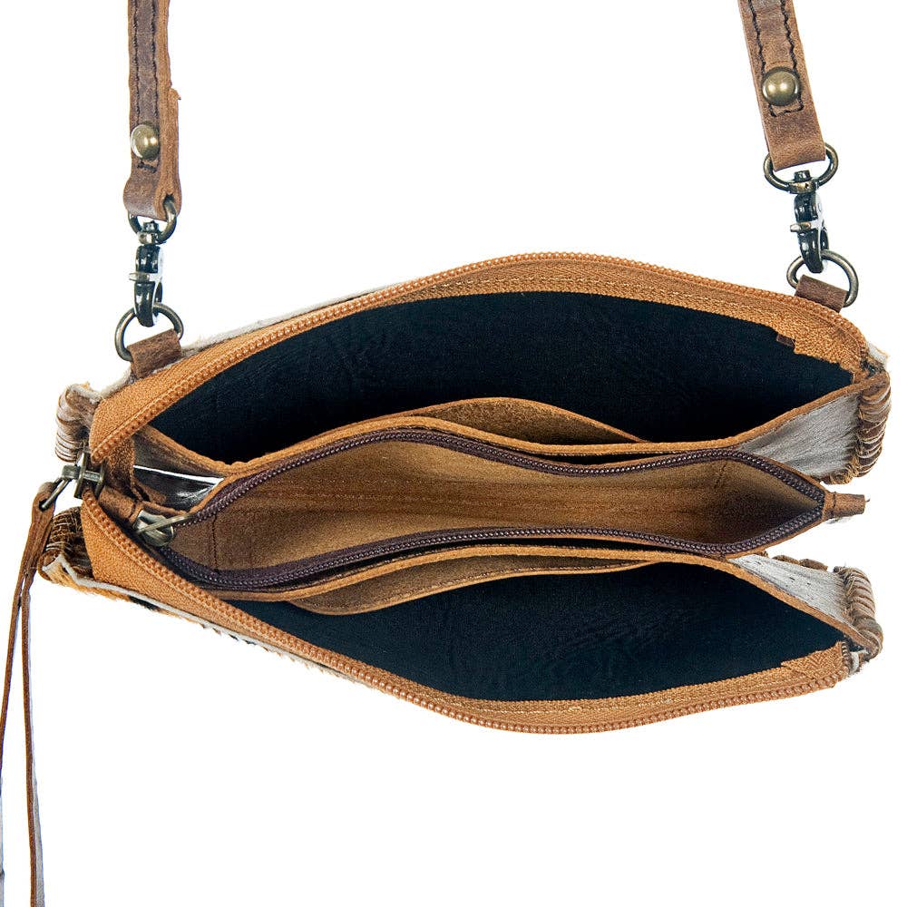 Wild West Leopard Crossbody Wallet