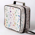 ADBGA312 American Darling Genuine Cowhide Jewelry Case - Brown & White Travel Box