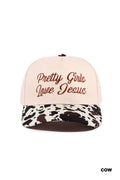 Pretty Girls Love Jesus Two Tone Cotton Hat