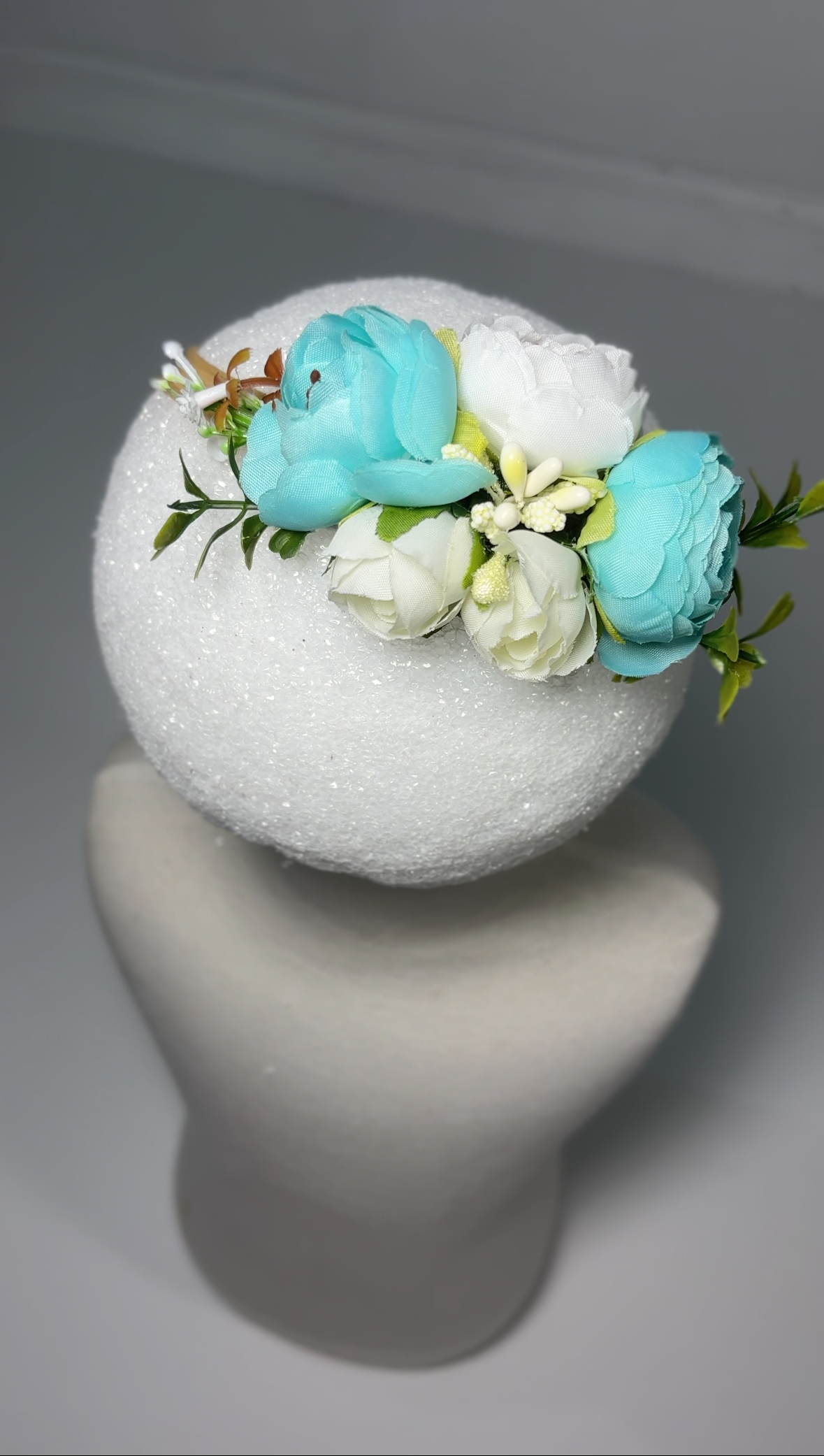 Aquamarine Blooms Headband
