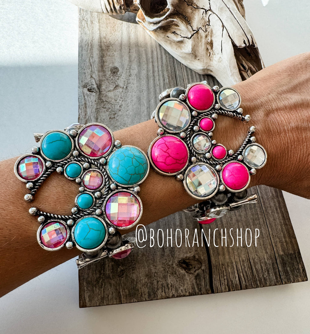 Cosmic Western Squash Blossom Bracelet