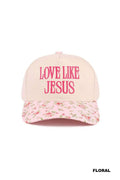 Love Like Jesus Two Tone Cotton Hat