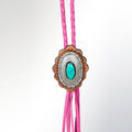 Pink Prairie Concho Necklace