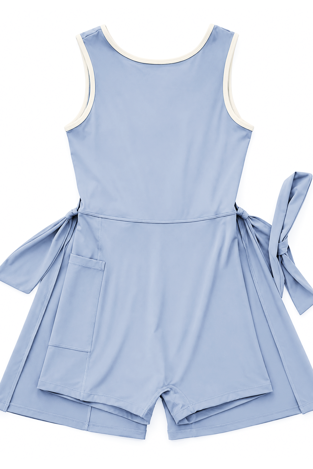 White binding line activewear tennis skorts dress or romper
