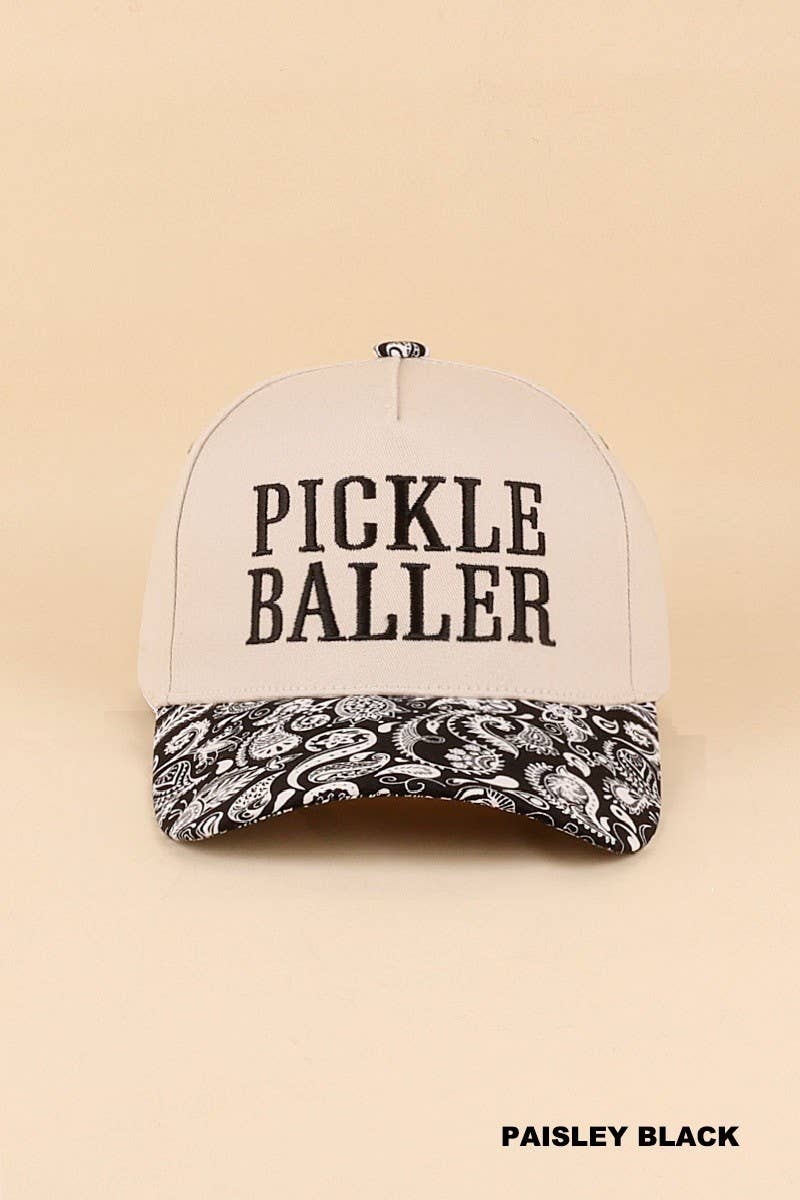 Pickle Baller Two Tone Snapback Hat