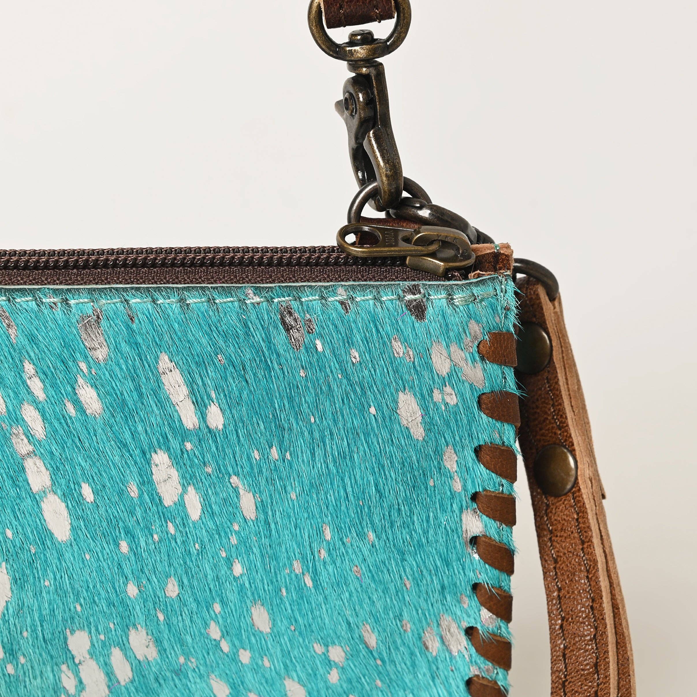 Wild West Leopard Crossbody Wallet