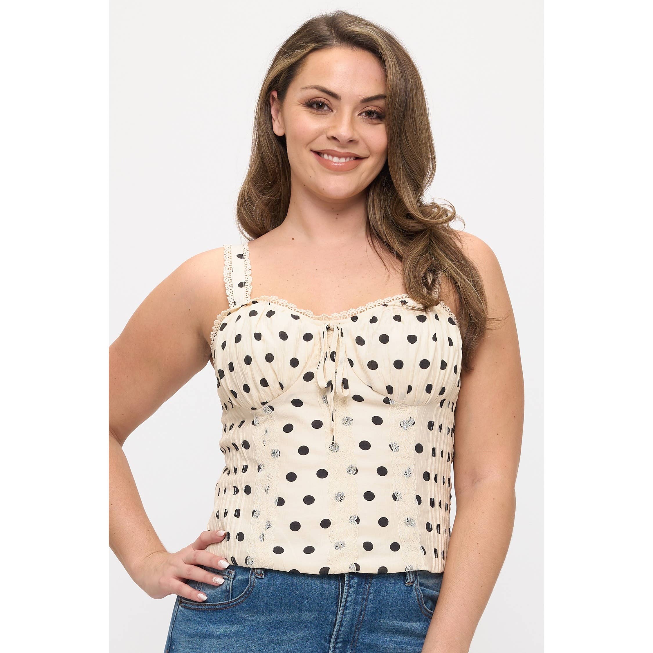 Curvy Darling Dot Cami