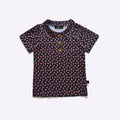 Navy Football Boy Collar Shirt