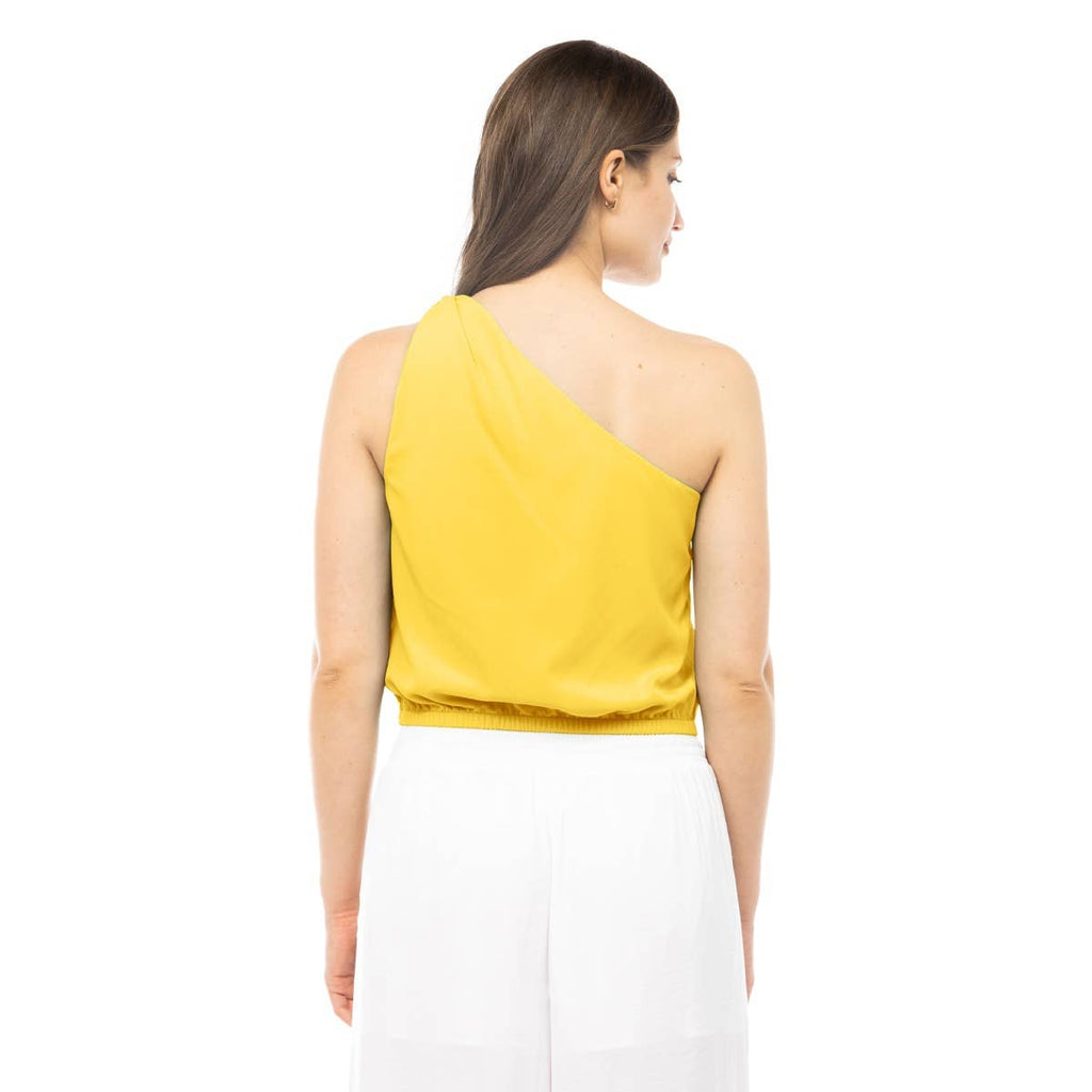 Malibu Nights One-Shoulder Blouse