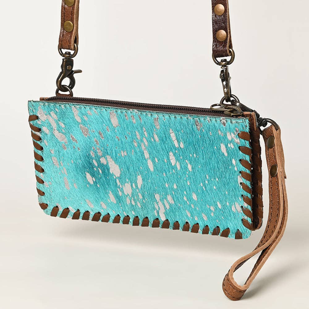 Wild West Leopard Crossbody Wallet