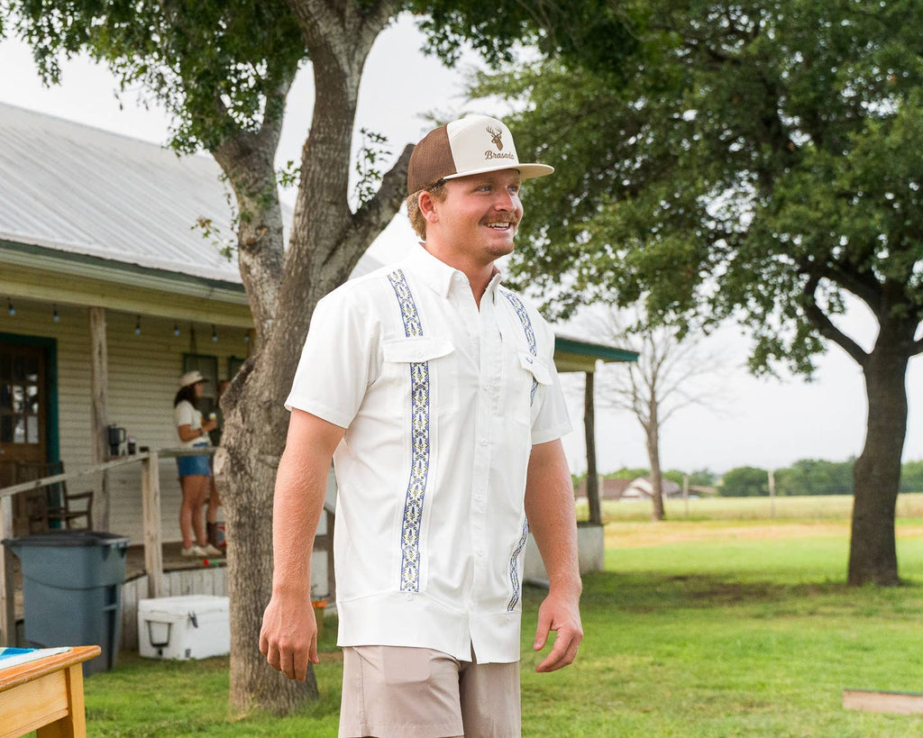 Bluebonnet Guayabera
