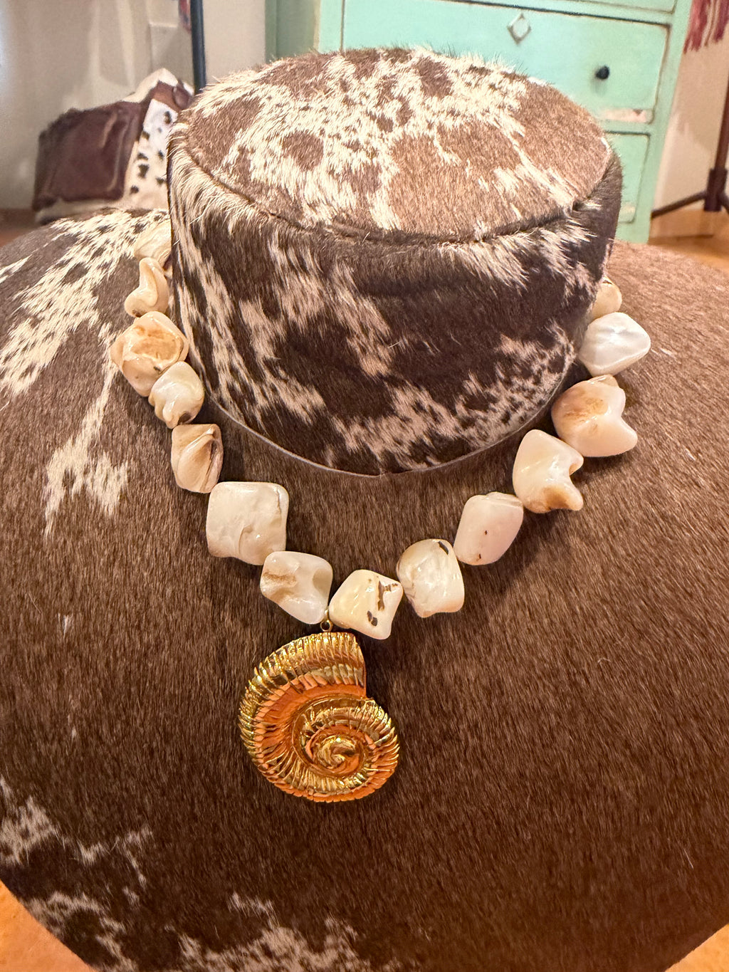 Golden Coast Shell Necklace