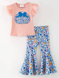 Pumpkin Patch Blues Bell Bottom Set