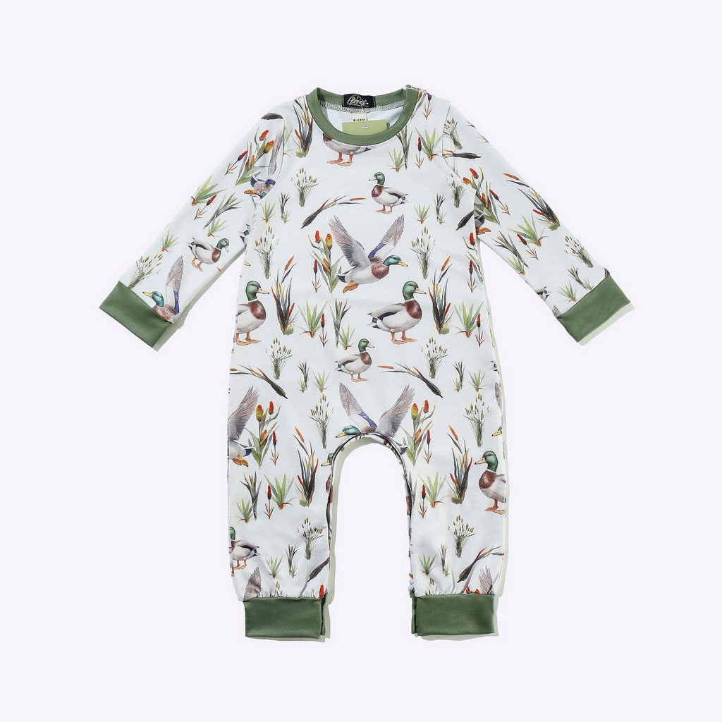 Cattail Duck Boy Romper