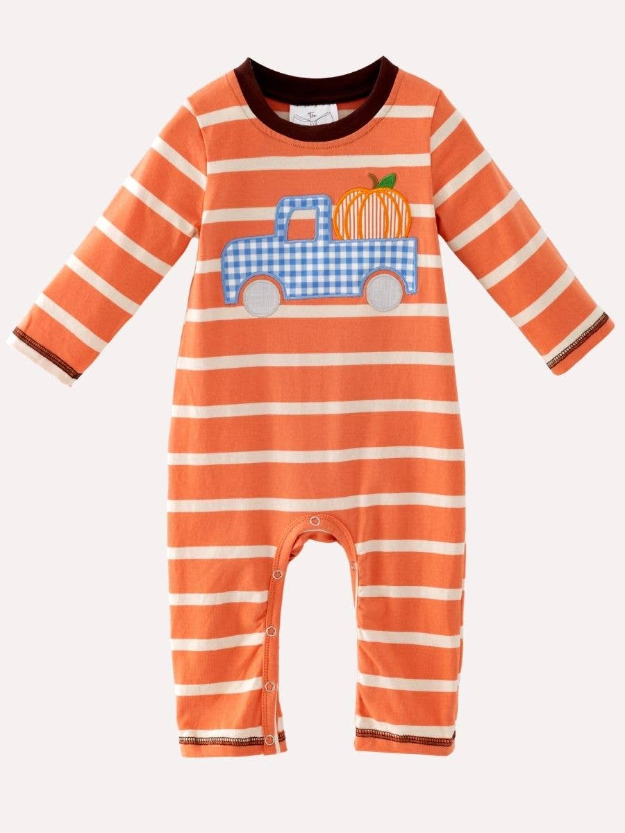 Pumpkin  Hauler Infant Romper