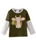 Little Cattle Rancher Boys Shirt