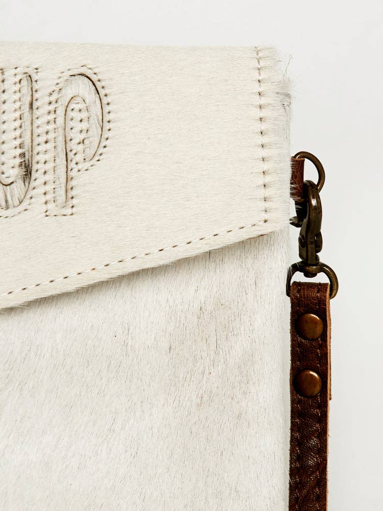 Giddy Up Cowhide Crossbody