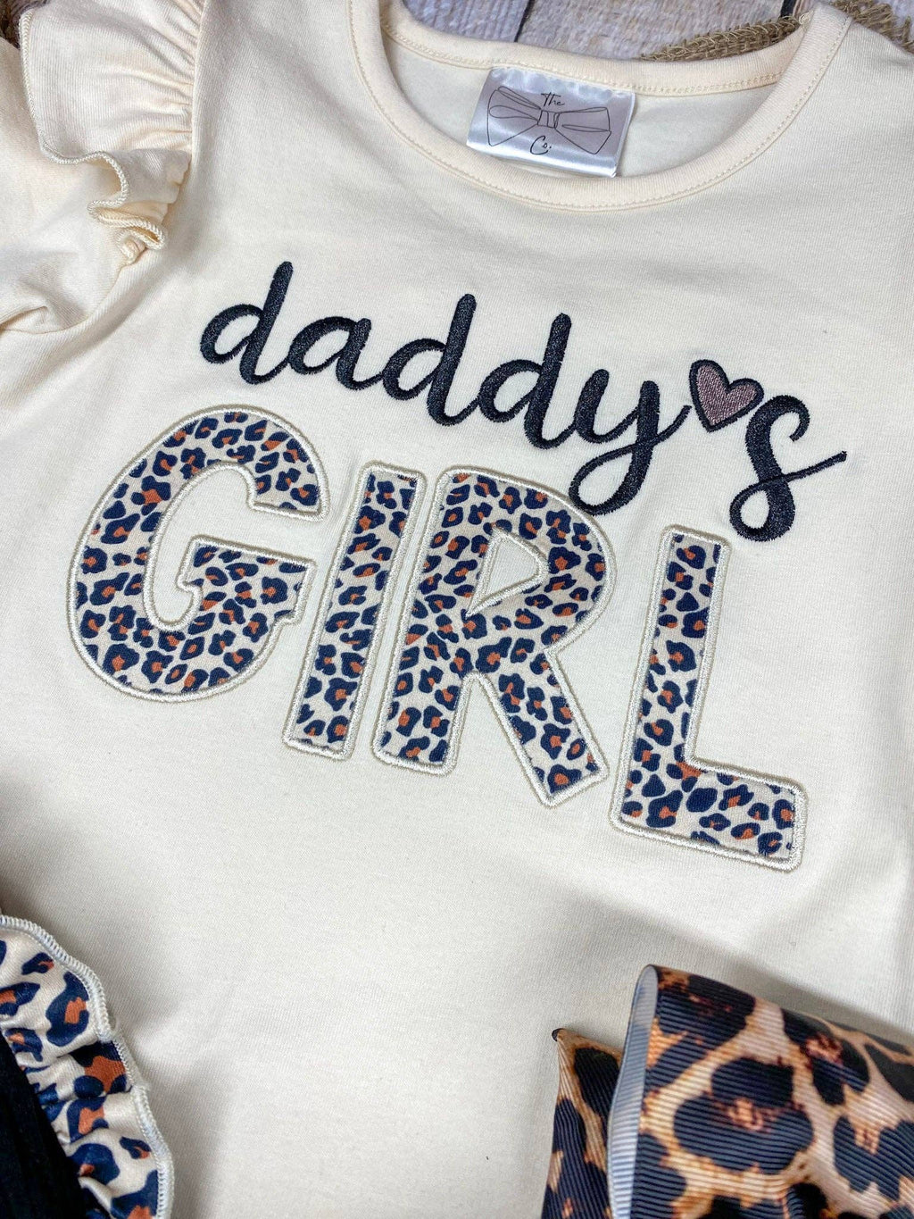 Daddy's Girl Leopard Flare Set
