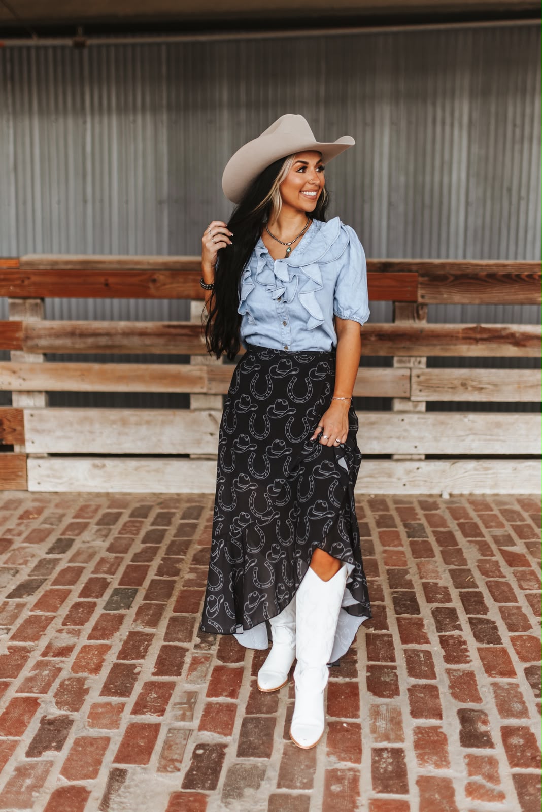 Wild West Darling Top