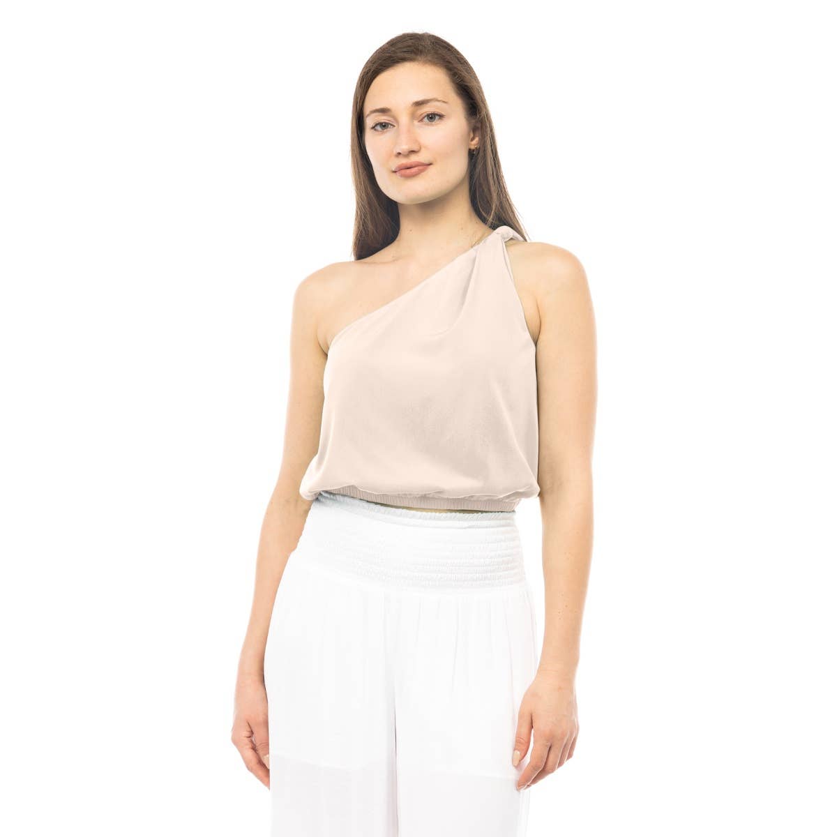 Malibu Nights One-Shoulder Blouse
