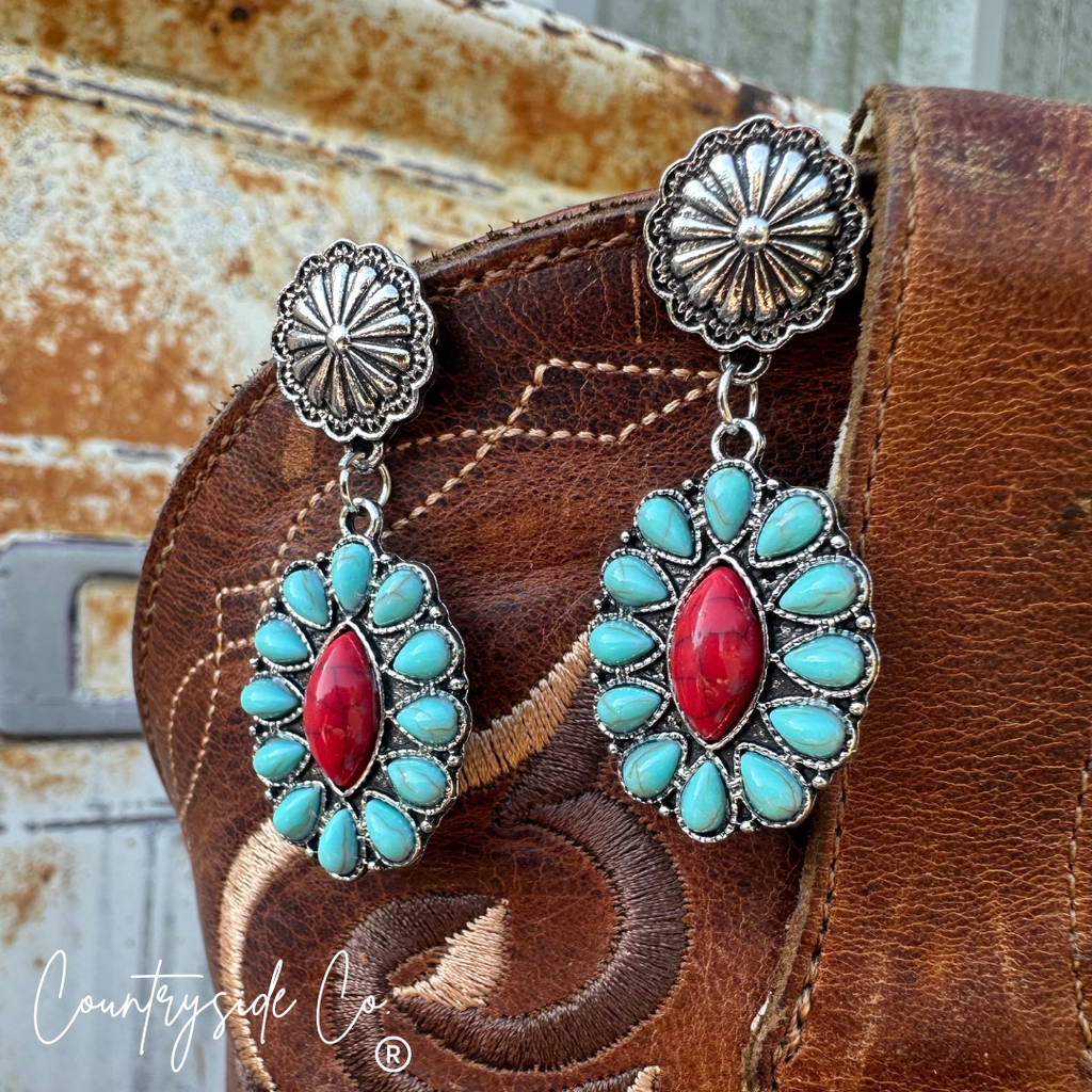 Wild Flower Dangle Earrings