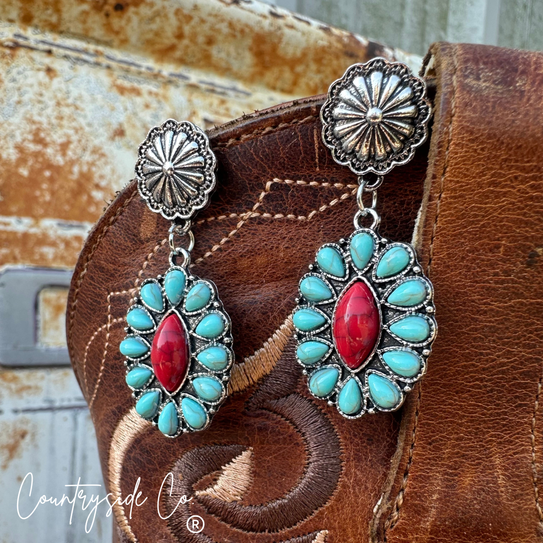 Wild Flower Dangle Earrings