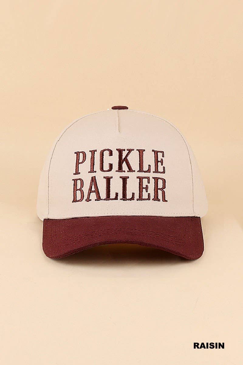 Pickle Baller Two Tone Snapback Hat