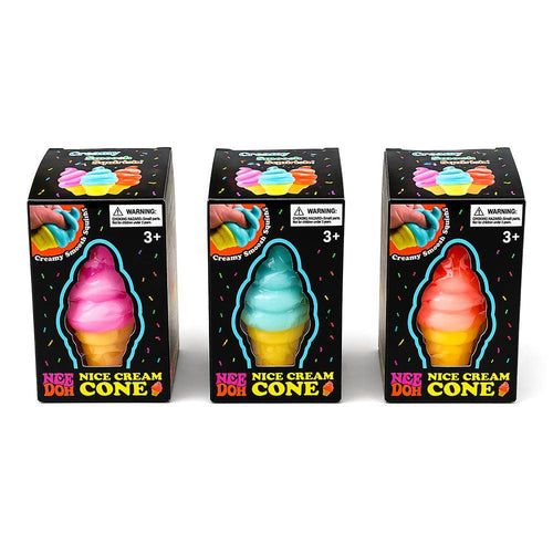 12PCS - Ice Cream Cone Squishy Stress Relief Ball Toy