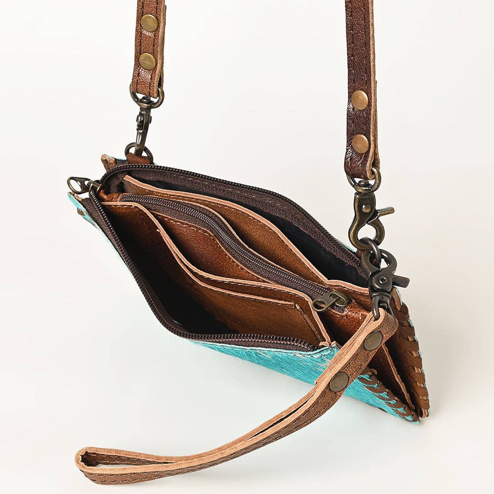 Wild West Leopard Crossbody Wallet