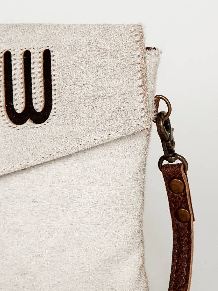 Giddy Up Cowhide Crossbody
