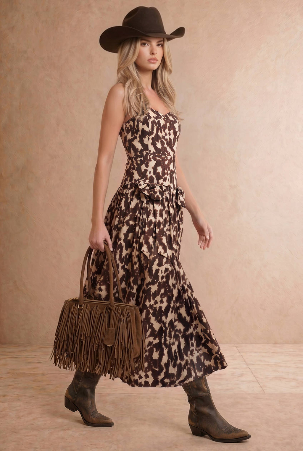Cowgirl Charm Maxi Dress
