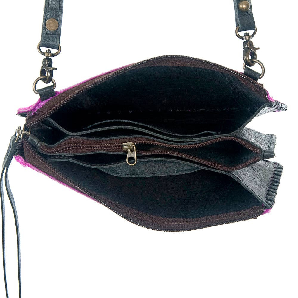 Wild West Leopard Crossbody Wallet