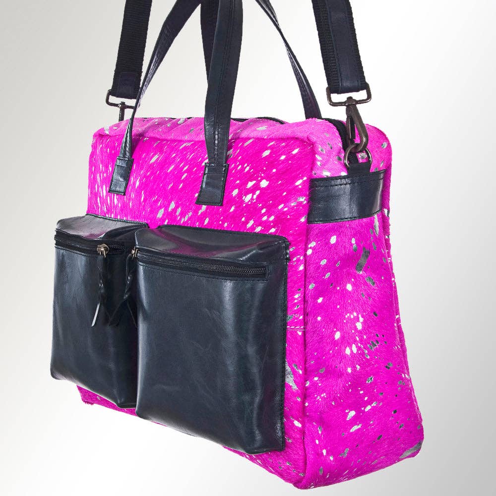 Hot Pink Cowhide