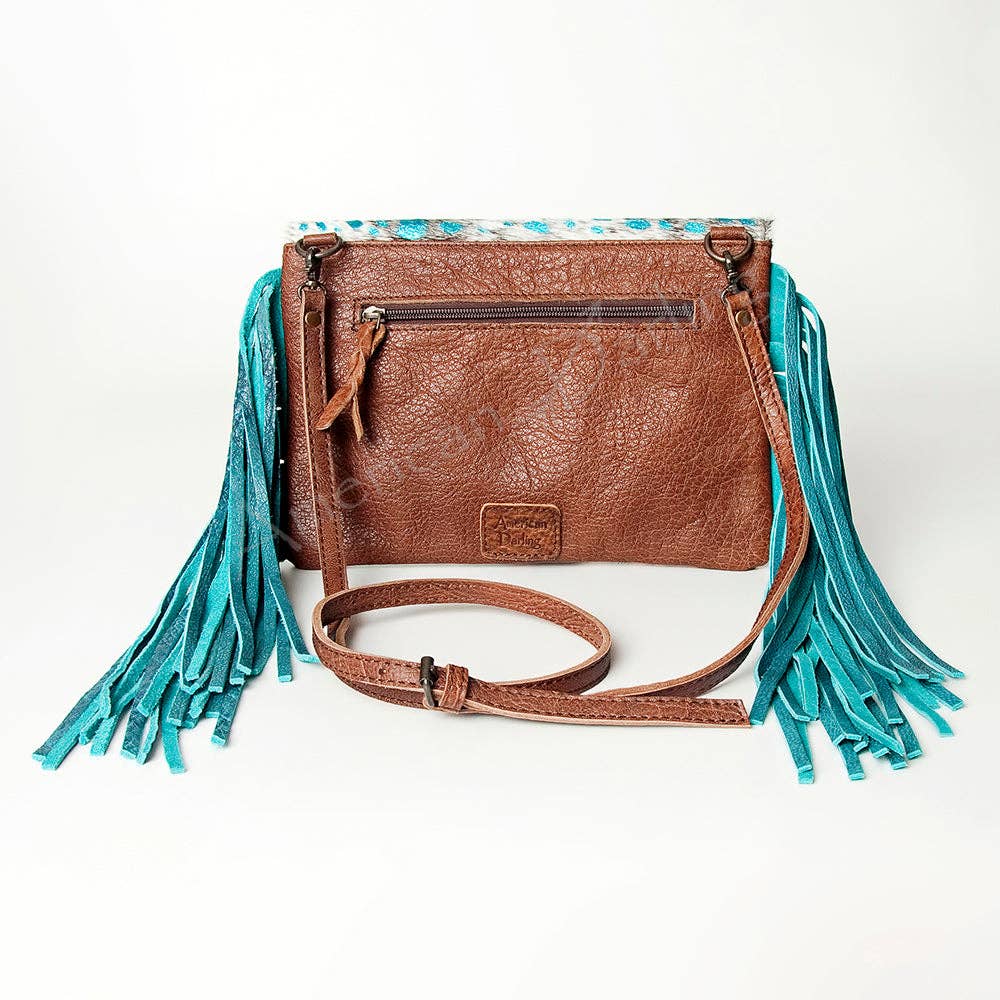 Turquoise Trails Leopard Crossbody
