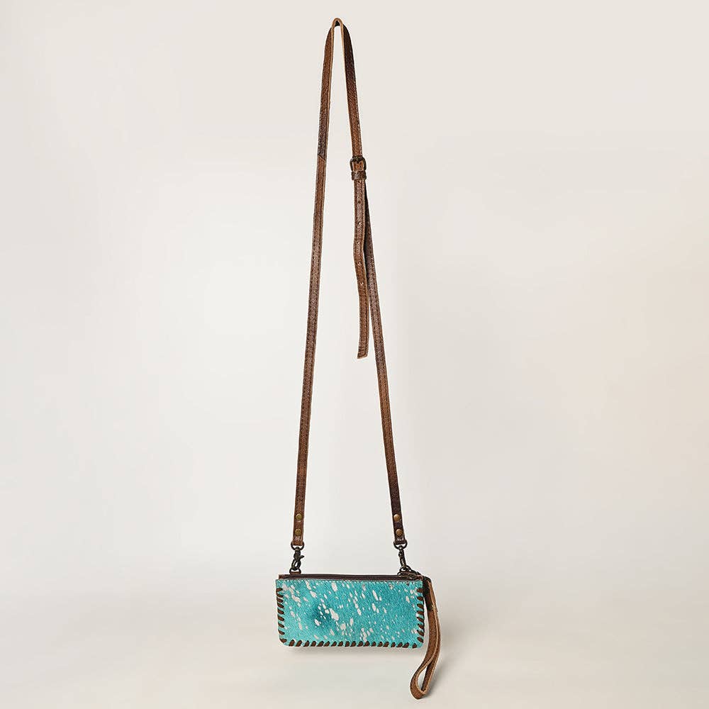 Wild West Leopard Crossbody Wallet